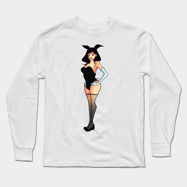 bunny Long Sleeve T-Shirt by wksahadewa